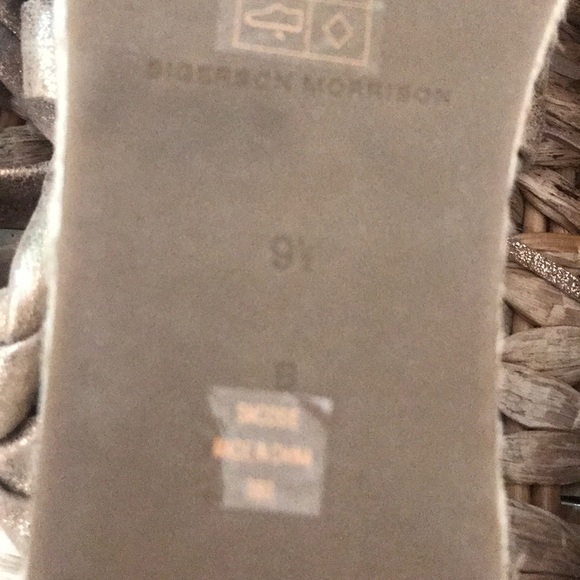 Anthropologie Sigerson Morrison Codie Metallic 9.5 - Picture 3 of 5